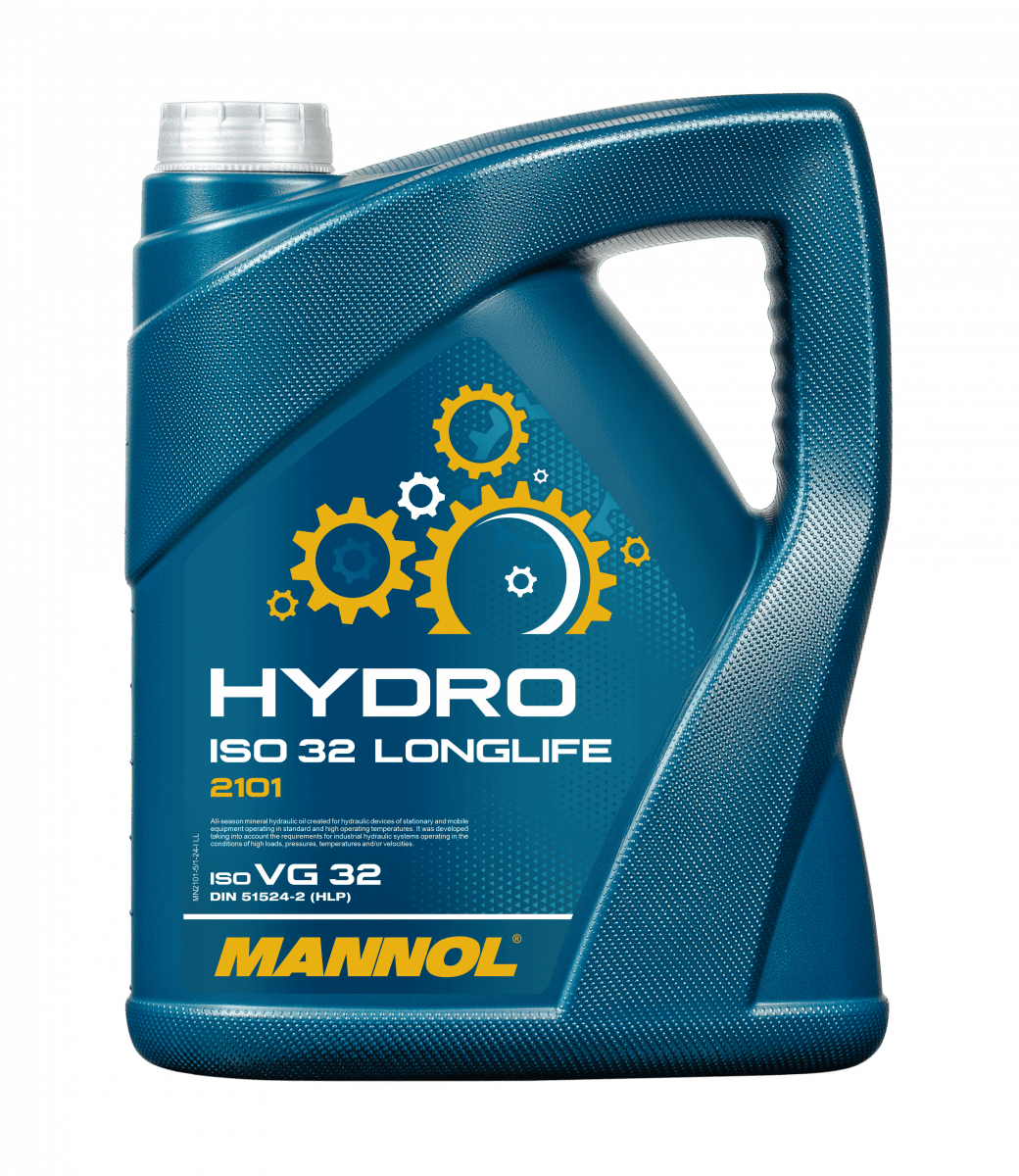 Олива гідравлічнa MANNOL Hydro ISO 32 , 5л (MN2101-5)